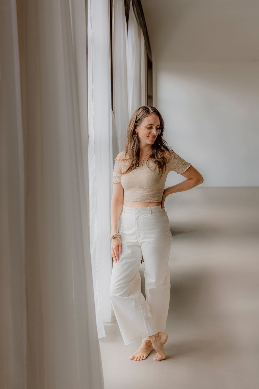 Pants Ella White Denim